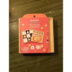Mondo Llama NWT Paint Your Own Tic-Tac-Toe Kit Pizza